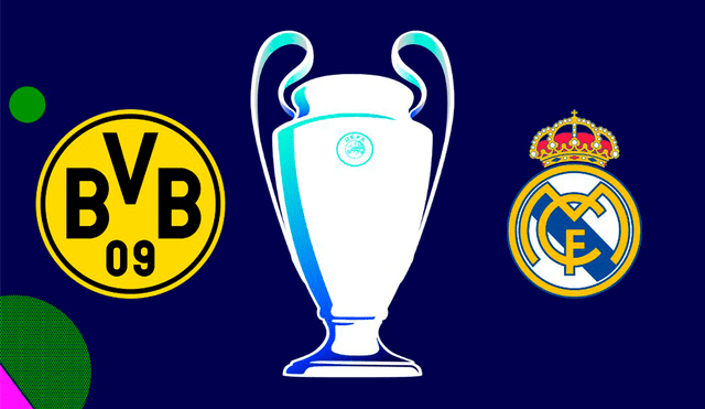 Borussia Dortmund y Real Madrid llegaron a esta instancia tras eliminar a PSG y Bayern Múnich, respectivamente. Foto: Champions League