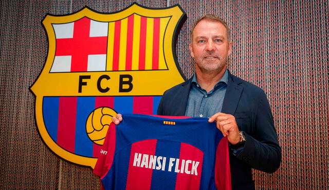 Hansi Flick fue anunciado como nuevo entrenador del FC Barcelona hasta junio de 2026. Foto: FC Barcelona