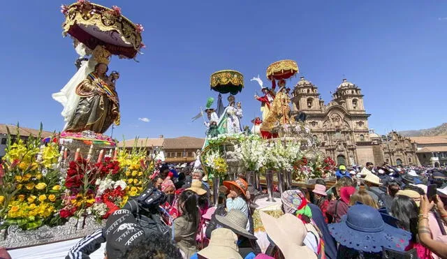 La celebración del Corpus Christi. Foto: Andina