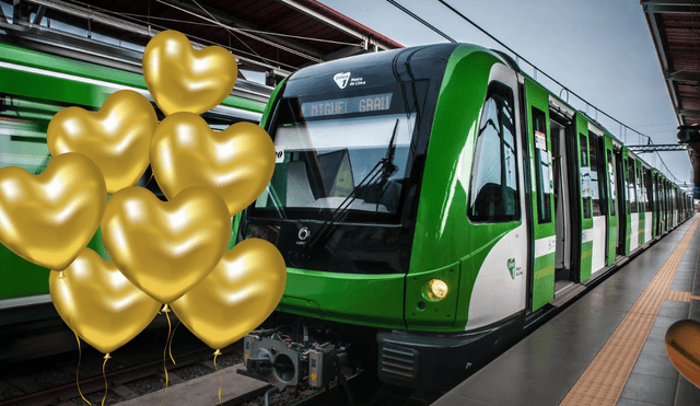 Si el personal de la Línea 1 detecta un globo metalizado, puede negar la entrada del usuario a la estación y al tren. Foto: composición LR/Línea 1