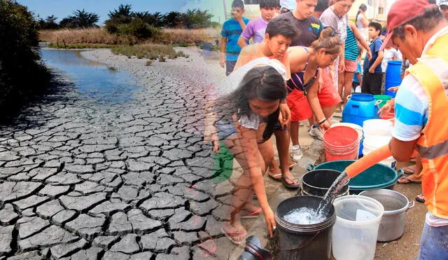 Perú ocupa el puesto 66 en el ranking de países con mayor riesgo de enfrentar escasez de agua en 2040. Foto: composición LR/Andina