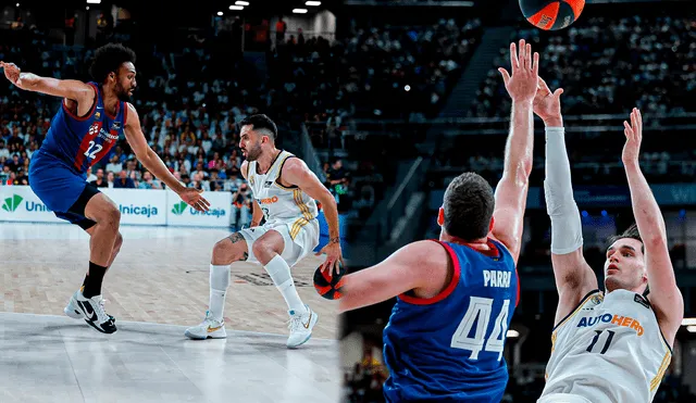 Real Madrid y Barcelona volverán a enfrentarse el domingo 2 de junio en el Palau Blaugrana. Foto: composición LR / Real Madrid basket