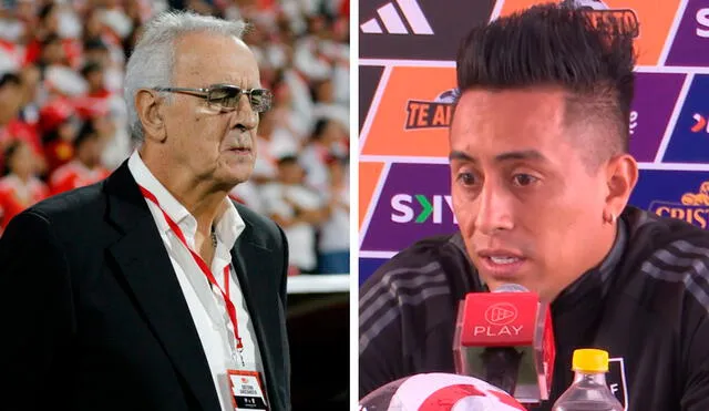 Christian Cueva fue incluido como invitado en la lista de Fossati para los amistosos de la selección peruana. Foto: composición LR/Luis Jiménez/La República/captura de Movistar Deportes