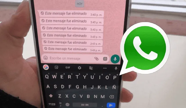 No es necesario descargar programas para ver los mensajes borrados en WhatsApp. Foto: unocero