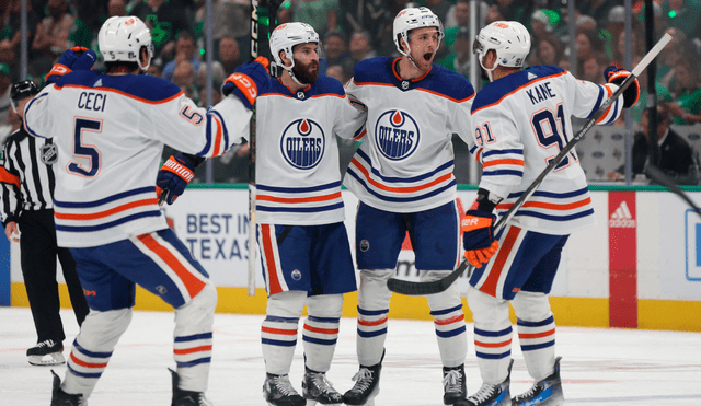 Los Edmonton Oilers se trasladarán a su casa para el juego 6 con ventaja de 3-2 en la serie. Foto: AFP