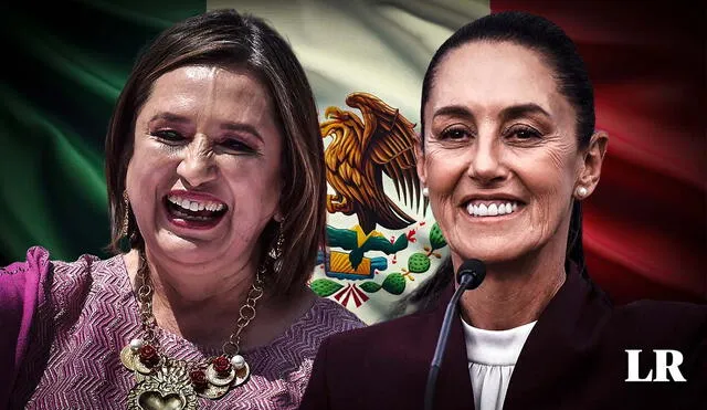 México definirá quién será su próximo presidente este 2 de junio. Según las encuestas, una mujer será la primera jefe de Estado. Foto: composición LR/AFP