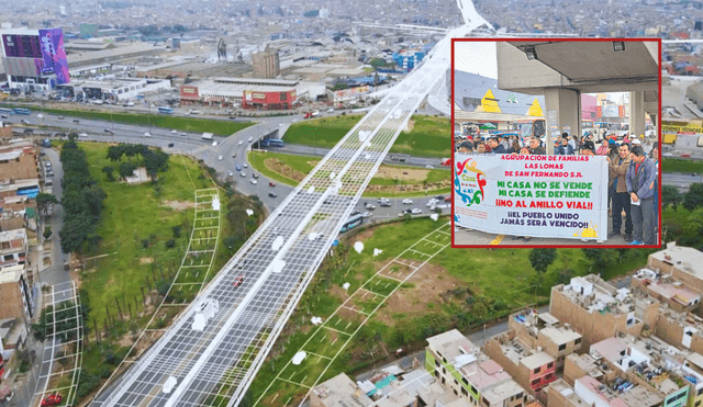 La construcción del Anillo Vial Periférico de Lima y Callao no ha sido aprobado por los vecinos de San Juan de Lurigancho. Foto: difusión