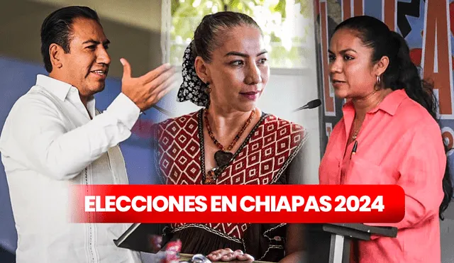 Un total de 3 candidatos competirán por tomar el cargo de Rutilio Escandón, el actual gobernador de Chiapas, en estas Elecciones México 2024. Foto: composición LR/Luz Morales/Eduardo Ramírez/Karla Muñoz