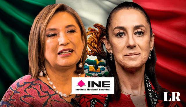 Conoce AQUÍ a partir de qué hora puedes conocer quién ganó las elecciones presidenciales de México 2024. Foto: composición LR / INE / AFP / Morena