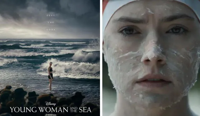 'Young Woman and the Sea': la nueva película de Disney Plus, inspirado en un caso real. Foto: composición LR/ Disney
