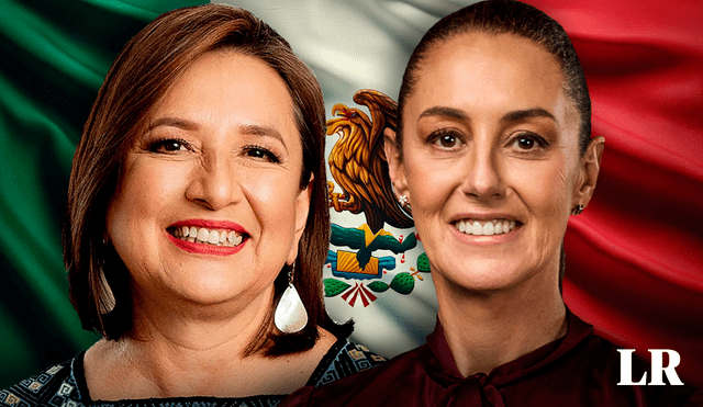 Sigue el minuto a minuto y conoce quién será la nueva presidenta de México. Foto: composición LR / Morena / Eude
