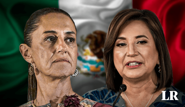 Claudia Sheinbaum y Xóchitl Gálvez son las candidatas favoritas de estas elecciones presidenciales en México. Foto: composición de Jazmin Ceras/La República/AFP