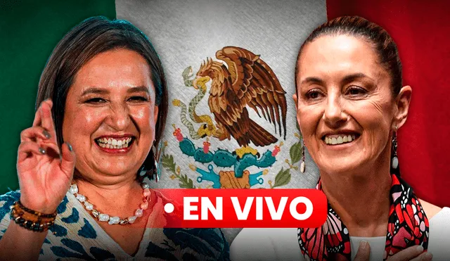 Los mexicanos acudirán este domingo a una cita histórica: elegir por primera vez a una mujer como presidenta de este país desangrado por la violencia del narcotráfico y de género. Foto: composición LR/EFE/AFP