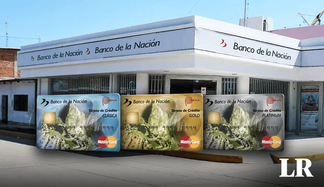 Las tarjetas de crédito del Banco de la Nación ofrece una línea de crédito de hasta S/ 50.000. Foto: composición LR/BN