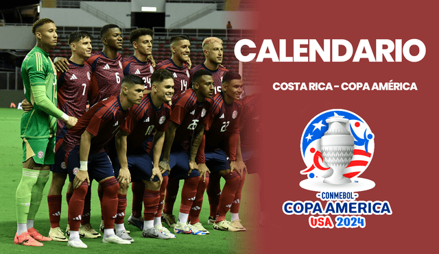 Ten a la mano el calendario de Costa Rica en la Copa América 2024. Asimismo, apunta los canales de TV y streaming que te dejarán mirar los partidos. Foto: composición LR/AFP