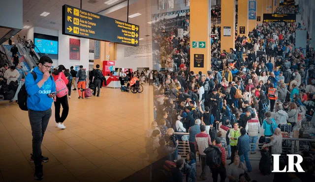 El Aeropuerto Jorge Chávez se encuentra saturado debido a pasajeros varados. Foto: composición LR / Rosario Rojas