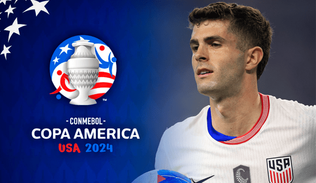 Christian Pulisic es uno de los referentes de la selección estadounidense. Foto: composición LR/Conmebol/USMNT