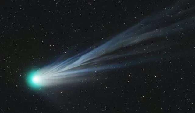 El 'cometa Diablo' captado por la NASA desde México. Foto: NASA