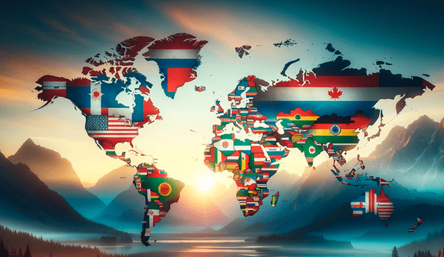 En el mundo existen 195 países reconocidos por la ONU. Foto: ChatGPT