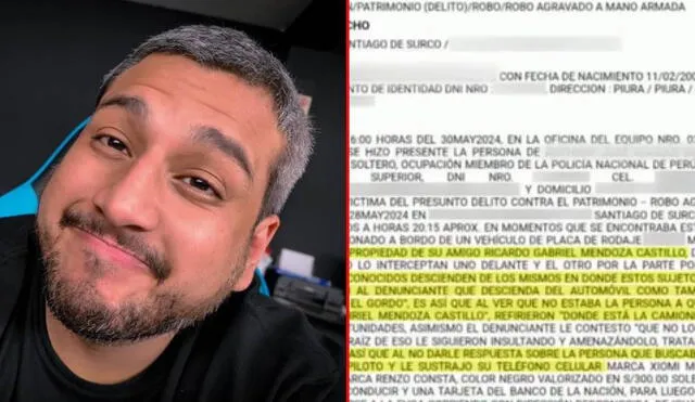 Amigo de Ricardo Mendoza amenazado por delincuentes. Foto: composición LR/Captura de Magaly Tv/difusión