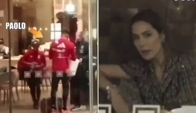 En ‘Magaly TV la firme’ se mostraron imágenes que probarían que Ana Paula Consorte y Paolo Guerrero estuvieron juntos en el hotel. Foto: composición LR/ATV