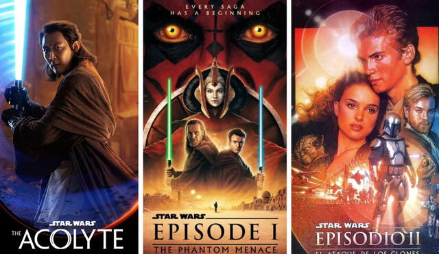 Orden cronológico de todas las películas y series de 'Star Wars'. Foto: composición LR/ Disney Plus