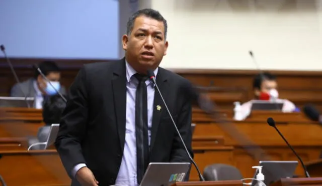 Darwin Espinoza ya no integrará la bancada de Acción Popular. Foto: Congreso