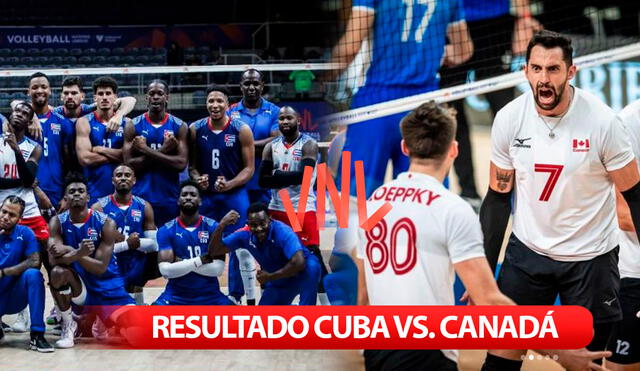 El partido entre Cuba vs. Canadá se vio EN VIVO por Star Plus. Foto: composición LR/voleibolcubano/volleyballcanada/Instagram