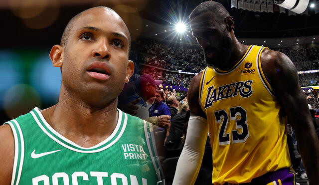 Los Celtics y Los Angeles Lakers tuvieron partidos con baja sintonía de audiencias en la presente postemporada de la NBA 2024. Foto: composición LR/AFP