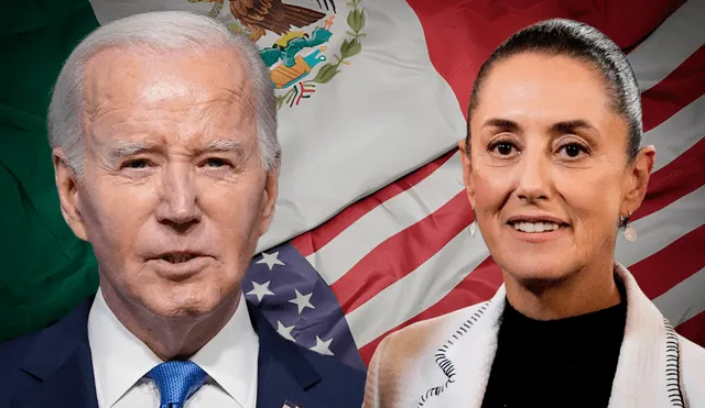 Claudia Sheinbaum prometió trabajar con Joe Biden en beneficio de sus naciones. Foto: composición LR