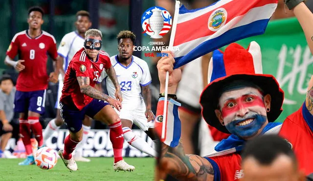 La selección de Costa Rica debuta en la Copa América 2024 este lunes 24 de junio. Foto: composición LR / AFP