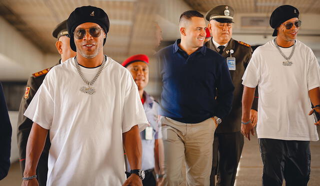 Ronaldinho se retiró del fútbol profesional a los 37 años de edad en el 2018. Foto: composición LR/Liga Monumental/X