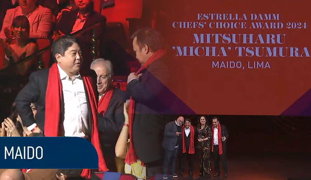¡A celebrar! Maido entre los 5 mejores del mundo. Foto: Composición LR/The World’s 50 Best 2024 ¡A celebrar! Maido entre los 5 mejores del mundo. Foto: Composición LR/The World’s 50 Best 2024