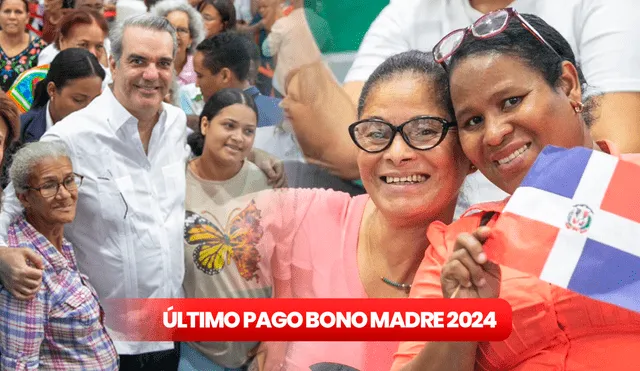 El Bono Madre 2024 se entrega a las mujeres dominicanas a través de Banreservas. Foto: composición LR/ Gobierno República Dominicana