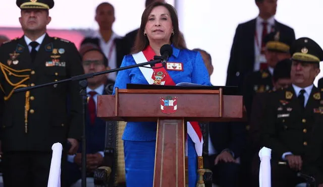 Dina Boluarte llamó a todas las fuerza políticas y a la sociedad civil a trabajar por la unidad del país. Foto: Andina