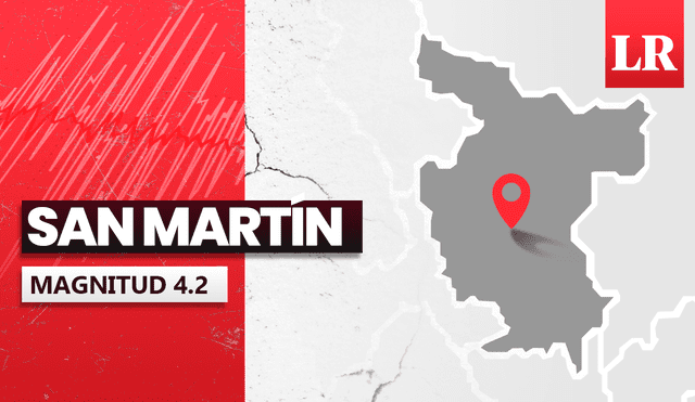 Temblor de 4.2 en el departamento de San Martín.