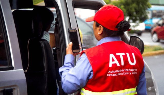 ATU dejaría de fiscalizar a taxis y autos colectivos. Foto: ATU