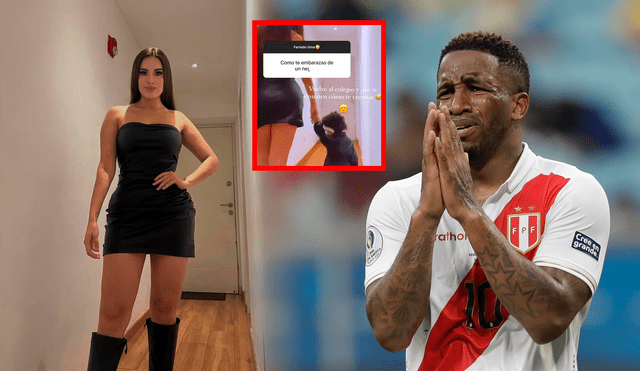 Darinka Ramírez respondió a duros comentarios contra Jefferson Farfán. Foto: Instagram Darinka Ramírez/FPF