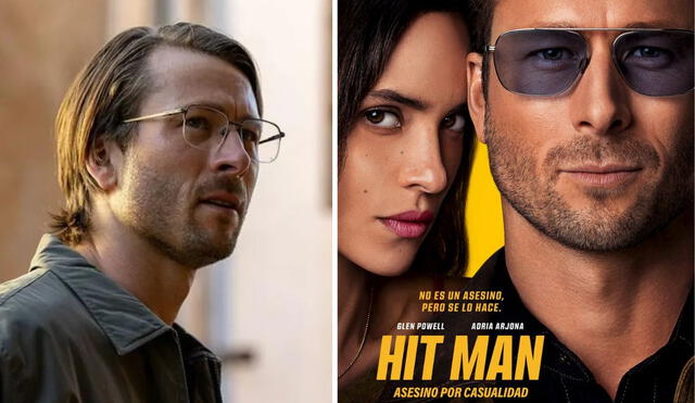 'Hit Man': la nueva película de comedia con Glen Powell está disponible en Netflix. Foto: composición LR/ Netflix