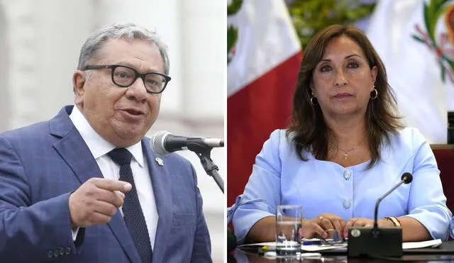 Congresistas de la bancada de Perú Libre se opusieron a que la presidenta viaje al exterior. Foto: composición LR