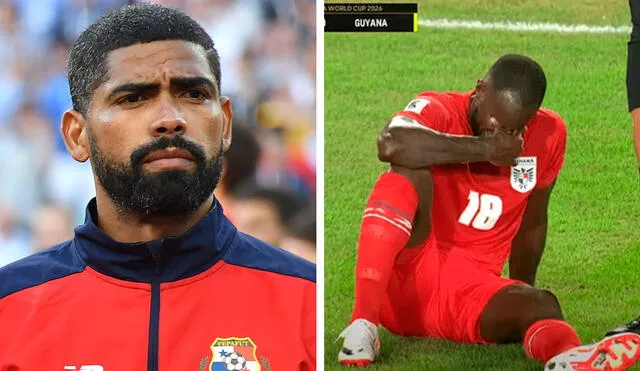 Cecilio Waterman fue desconvocado de Panamá tras su lesión. Foto: composición LR/AFP/Concacaf