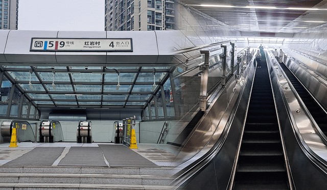 La estación del metro más profunda de la Tierra fue inaugurada en enero de 2022. Foto: composición LR/Francisco Claros/La República