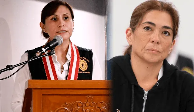 Patricia Benavides interrogó a Sara Goray en Miami en 2023. Foto: composociónLR/Andina