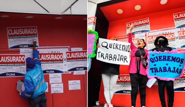 Trabajadoras de club nocturno realizarán plantón frente al congreso. Composición: LR/TV Perú