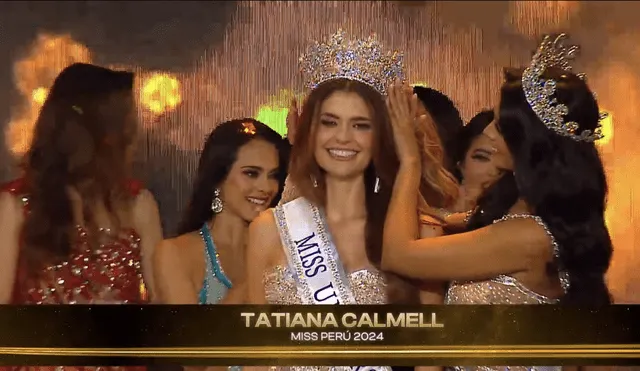 Tatiana Calmell es la campeona del certamen de belleza. Foto: Miss Perú 2024