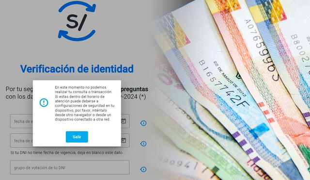Usuarios reportaron fallas en la página web de retiro AFP 2024. Foto: Composición LR/Andina