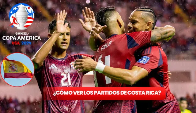 Costa Rica debuta en la Copa América 2024 este lunes 24 de junio (primeras horas del martes 25 en España). Foto: composición LR / FCRF / Freepik