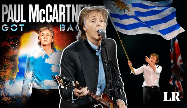 Paul McCartney incluyó en su tour a Uruguay, Argentina, Chile y Perú. Foto: composición Jazmin Ceras/LR/AccesoYa/AFP