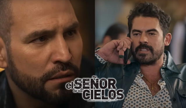 'El señor de los cielos 9': Aurelio habla con Ismael para que cambie de actitud. Foto: composición LR/ Telemundo