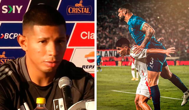 Edison Flores habló en conferencia sobre el estado físico de Piero Quispe. Foto: captura DSports/El diario crema